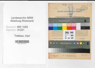 Entnazifizierung Karl Trebbau , geb. 25.02.1902 (Verleger)