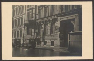 Ansichtskarte Elektrogeschäft, Charlottenstraße 84