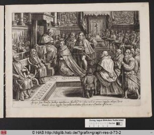 Die Krönung Cosimo I. de' Medicis durch Papst Pius V.