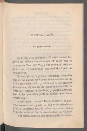 Capítulo XLVI. - Un golpe terrible.