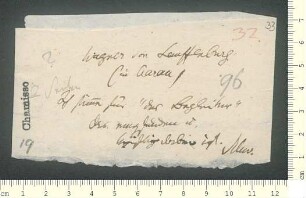 Briefsammlung von Gustav Schwab und Adelbert von Chamisso an Gustav Schwab und Adelbert von Chamisso
