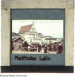 Lublin. Marktszene