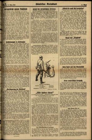 Zweite Ausgabe vom Mittwoch, den 13. März 1940.