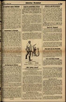 Zweite Ausgabe vom Mittwoch, den 13. März 1940.