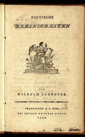 Poetische Kleinigkeiten