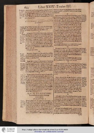 Liber XXIV. Titulus III.