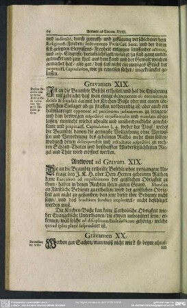 Gravamen XIX.