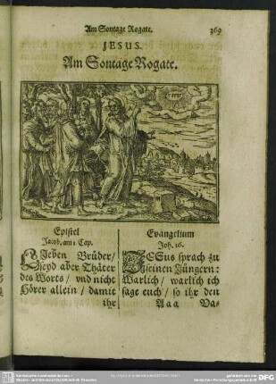 Am Sontage Rogate