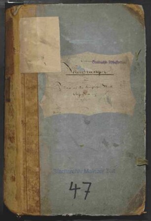 Landesherrliche, kaiserliche und sonstige Verordnungen, die Stadt Aschaffenburg betreffend, zumeist gedruckt
