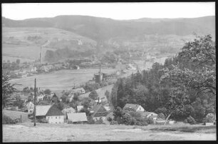 Olbernhau. Blick auf Oberneuschönberg und Kupferhammer Grünthal