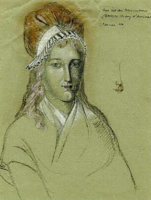 Bildnis von Charlotte Corday d'Armont (1768-1793)