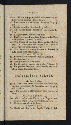 75-101, Italiänische Schule.