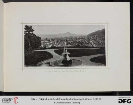Napoli - Panorama dalla Villa Reale di Capodimonte