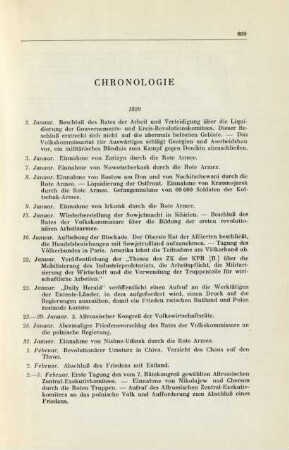 Chronologie
