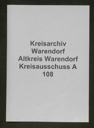 Kreischaussee Warendorf-Ahlen, Spez.