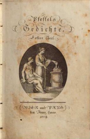 Gedichte : Poetische Versuche, 1. (1809)