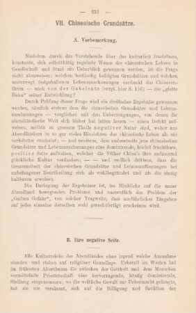 VII. Chinesische Grundsätze