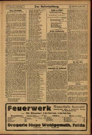 Zweite Ausgabe vom Dienstag, den 30. Dezember 1924.