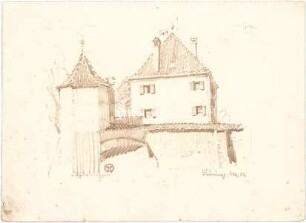 Gsaenger, Gustav; München - Pasing; Schloss Blutenburg - Ansicht