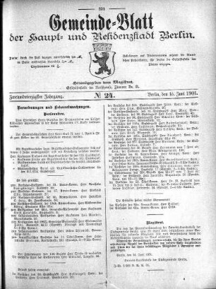 1901,24: No. 24, 16. Juni 1901