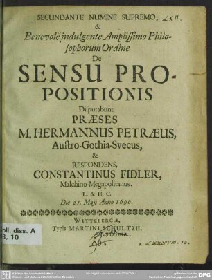 De sensu propositionis