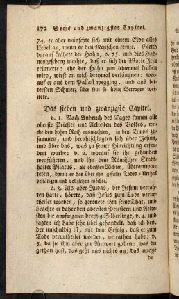 172-183, Das sieben und zwanzigste Capitel. - Das acht und zwanzigste Capitel.