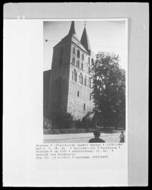 Evangelische Stadtpfarrkirche Sankt Marien — Westwerk