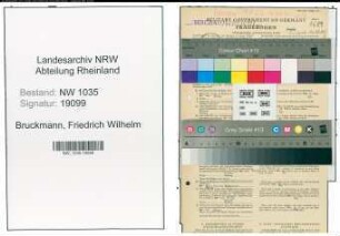 Entnazifizierung Friedrich Wilhelm Bruckmann , geb. 09.12.1901 (Kaufmaennischer Angestellter)