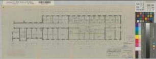 Münster (Münster) Um- und Erweiterungsbau der Chirurgischen Klinik der Universität Grundriß Erdgeschoß 1960 1 : 100 30 x 76 Pause Staatshochbauamt Münster Regierung Münster Nr. 33950