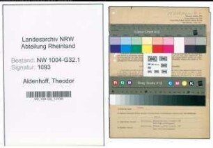 Entnazifizierung Theodor Aldenhoff , geb. 16.02.1910 (Stadtinspektor)