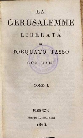 La Gerusalemme liberata di Torquato Tasso, 1