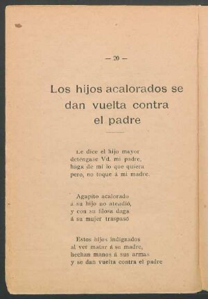 Los hijos acalorados se dan vuelta contra el padre
