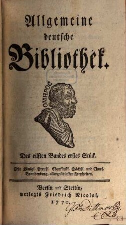 Allgemeine deutsche Bibliothek. 11. 1770