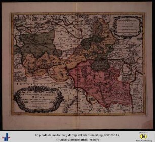 Partie Occidentale du Temporel de l'Archevesché et Eslectorat de Mayence et le Haut et Bas Comté de Catzenellenboge