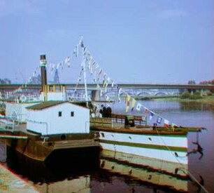 Seitenraddampfer "Diesbar", 1884, Schiffswerft Blasewitz