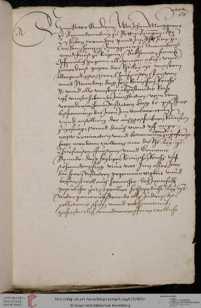 Supplikation Markgraf Johann von Brandenburg-Küstrin gegen den Erzbschof zu Mainz