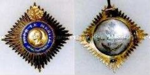 Pour le Mérite, Bruststern zum Großkreuz mit Eichenlaub