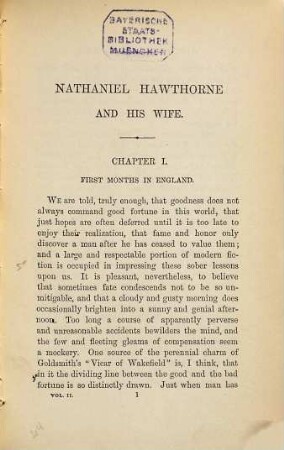 Nathaniel Hawthorne and his wife : A biography by Julian Hawthorne, 2