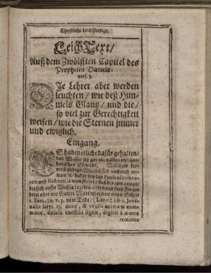 LeichText [und] Eingang