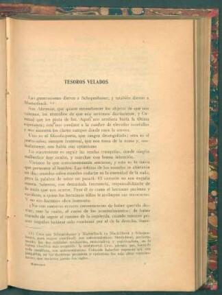 Tesoros velados