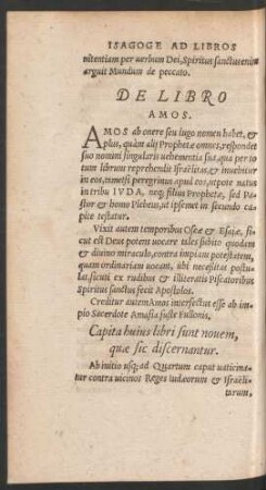 De Libro Amos.