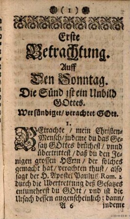 Zerknirschtes Hertz. Das ist: Beweg-Ursachen zu Erweckung vollkommner Reu und Leyd : Vorgestellt in siben Betrachtungen, Und außgetheilt auff jeden Tag der Wochen