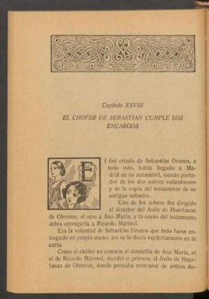 Capítulo XXVIII - El chófer de Sebastián cumple los encargos