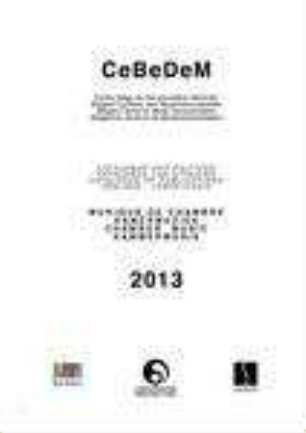 Catalogue des éditions, 2013