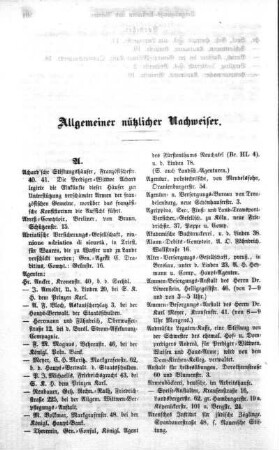 Allgemeiner nützlicher Nachweiser