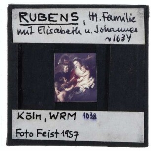 Rubens, Heilige Familie mit Elisabeth und Johannes (Köln)