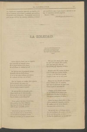 La soledad.