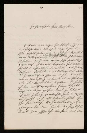 Nr 11: Brief von Jakob Freudenthal an Paul de Lagarde, Breslau, 16.7.1875