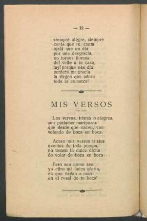 Mis versos