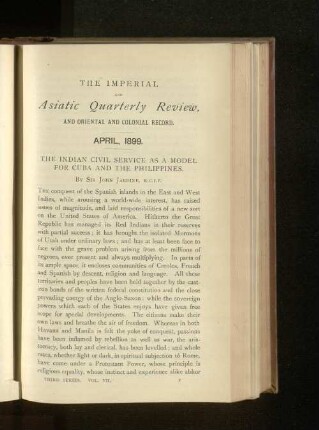 Vol. VII, Nr. 14. April, 1899.